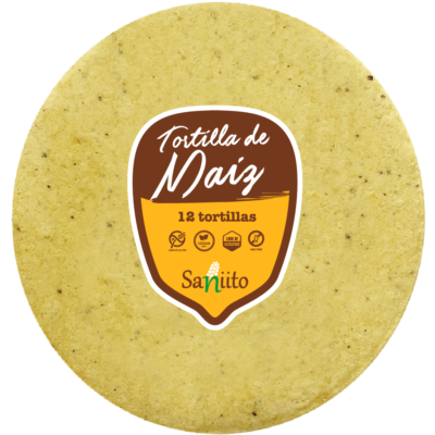 Tortilla de Maíz para Fajita L (21cms / 12u)