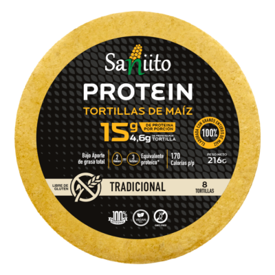 Tortilla de Maíz Protein (17cm / 8 u)